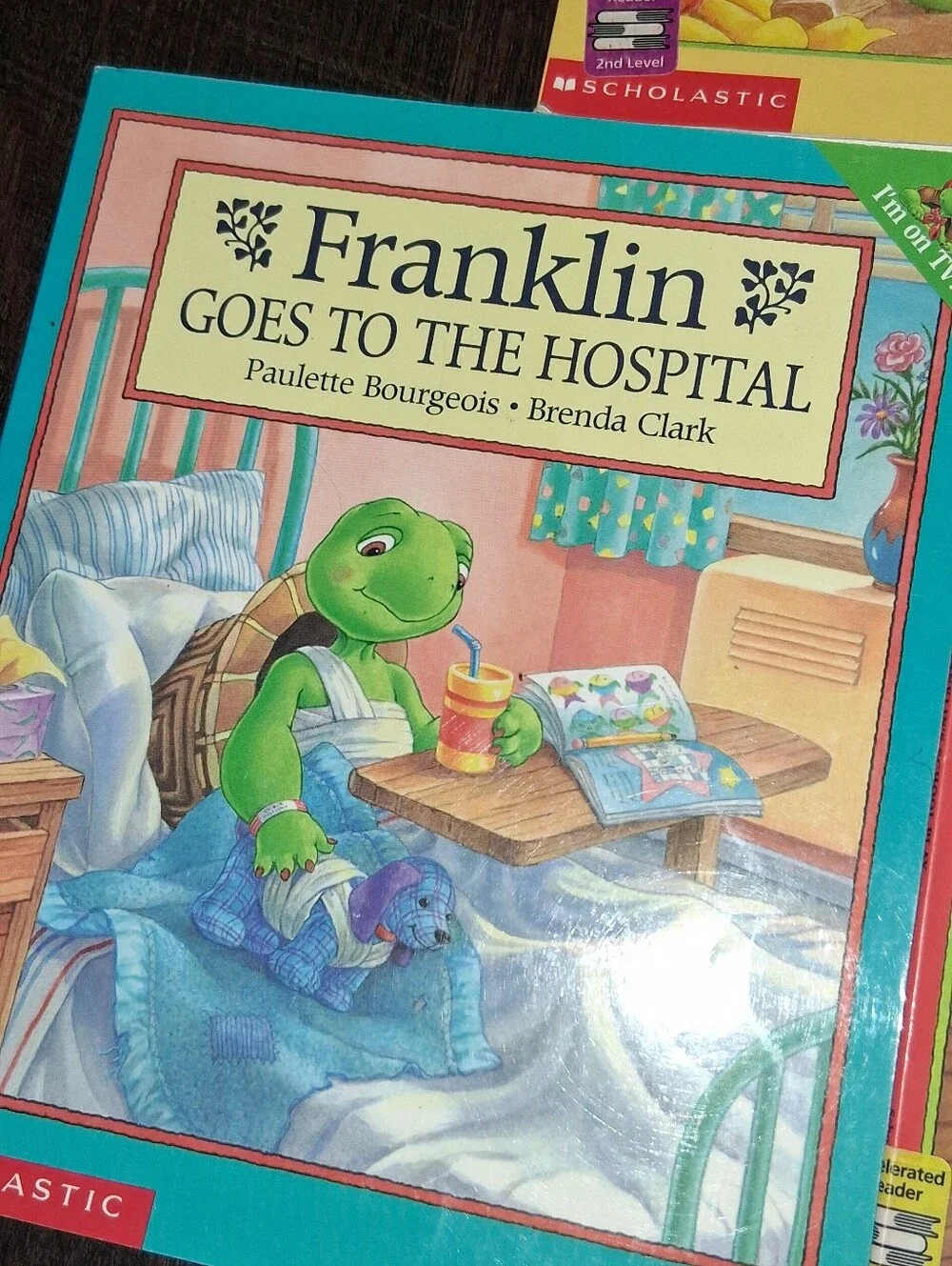 Scholastic Franklin Book Set - Green, Yellow, Blue, Red Covers